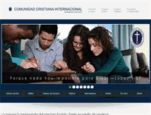 Tablet Screenshot of comunidadcristianainternacional.org